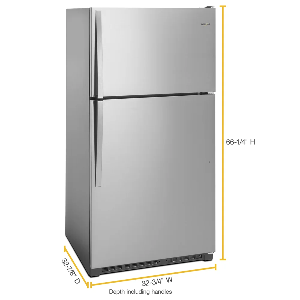 20 Cu. Ft. Stainless Top Freezer Refrigerator R204362