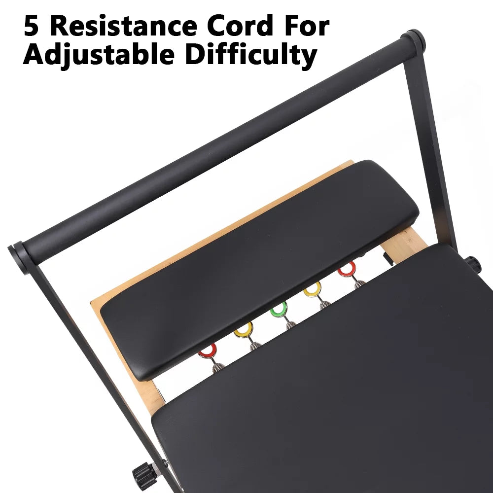Pilates Reformer with Reformer Box, Cardio Rebounder, Padded Jump Board V25222