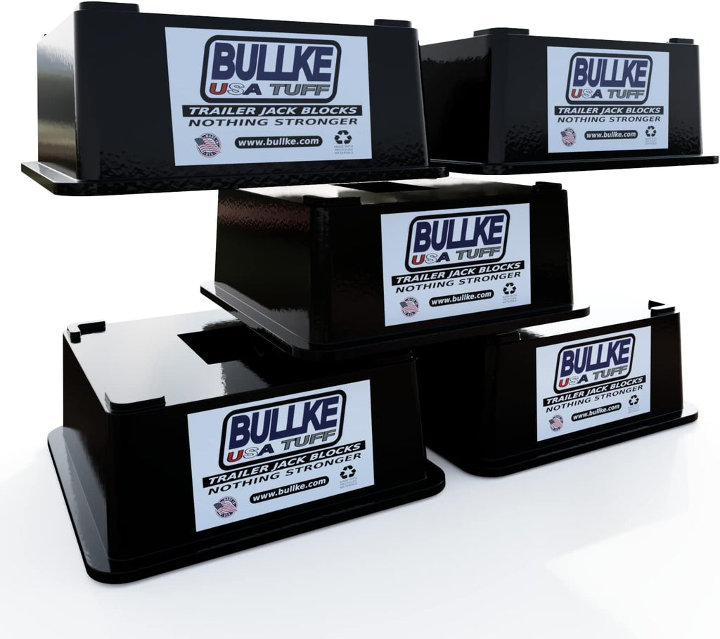Trailer Jack Block Stand 12,000 lbs Capacity Stabilizing Pads I9552