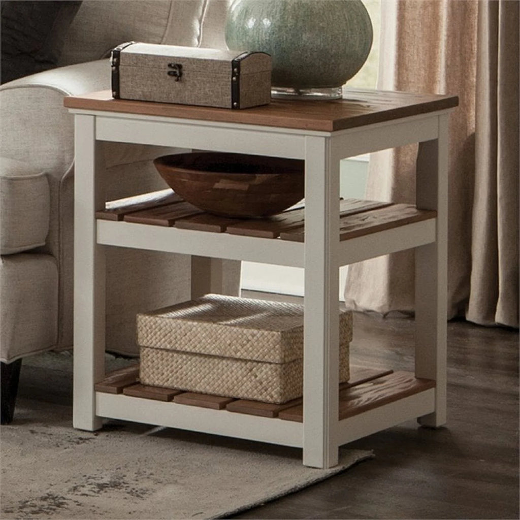 2-Shelf End Table Set of 2 D27011