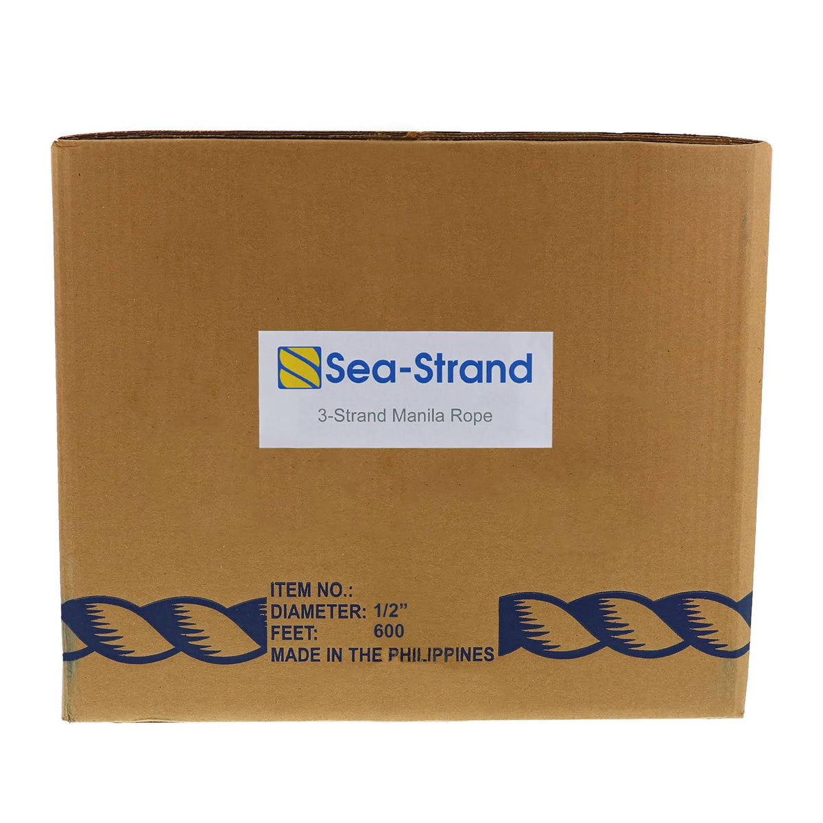 1/2 x 600& Coil, 3-Strand Manila Rope G633